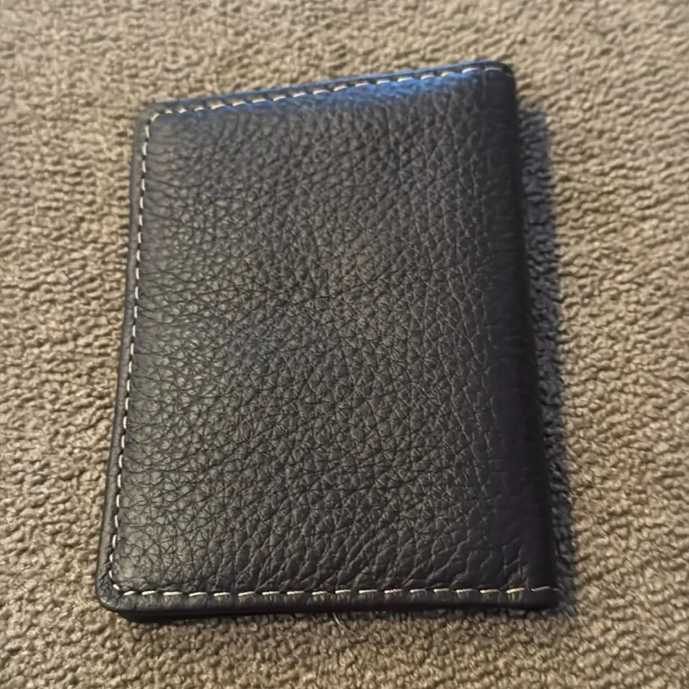 Men’s Brown Leather ID Card‎ Holder Wallet Soft Leather (TD)